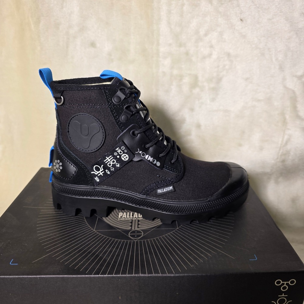 Palladium‎ Destiny Pampa Witch Queen Black Boots Men 4 Women 5.5 New